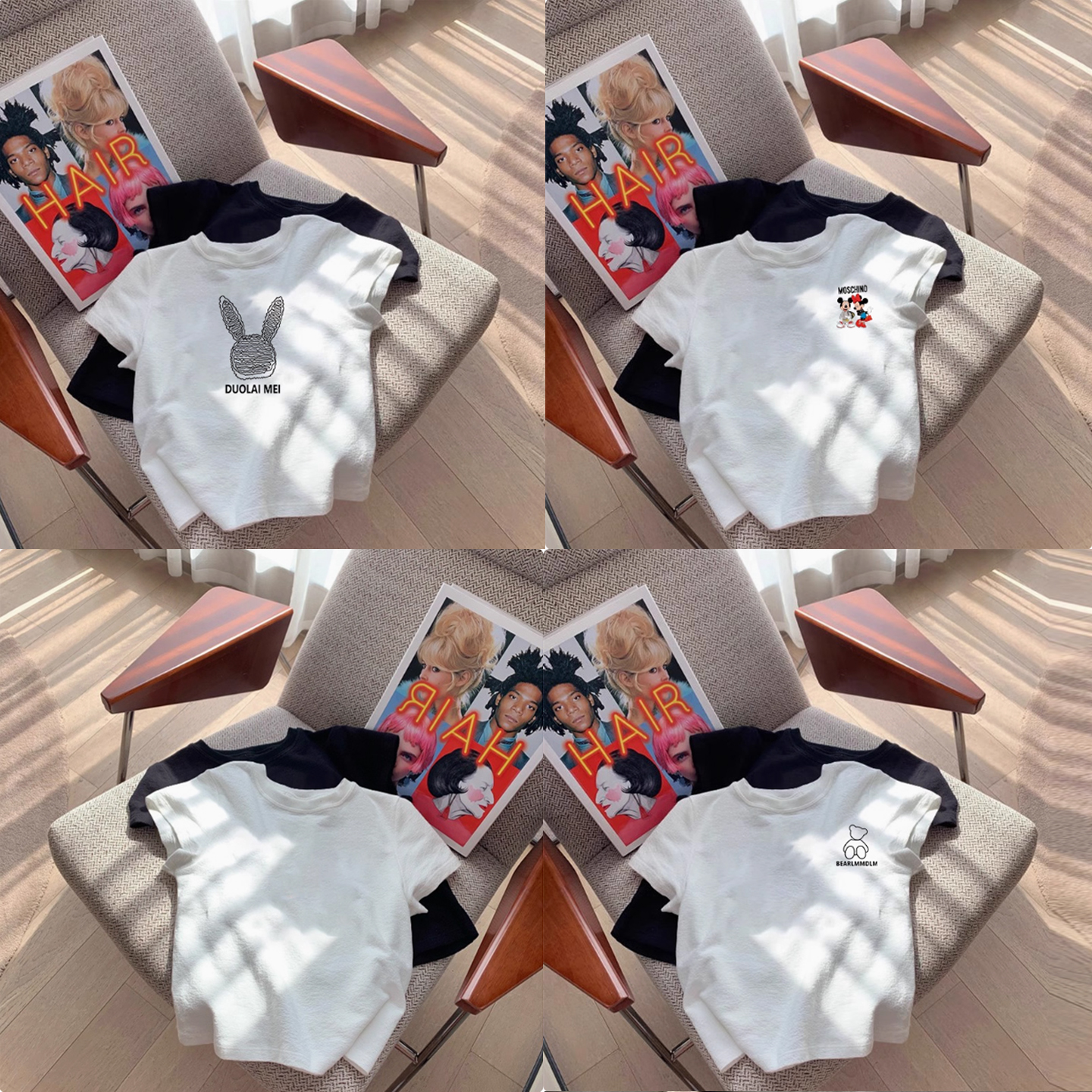 【小卡家童装】夏款男女童短袖纯棉t恤儿童