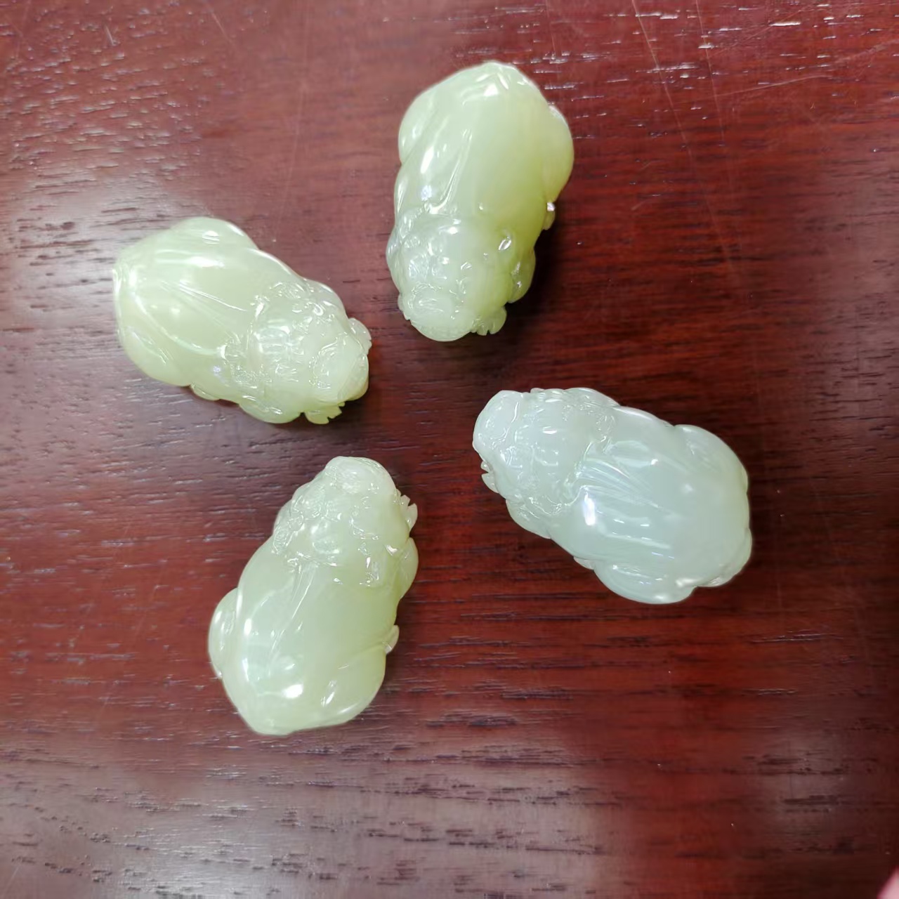 老王珠宝青海青白 貔貅 多样性发一