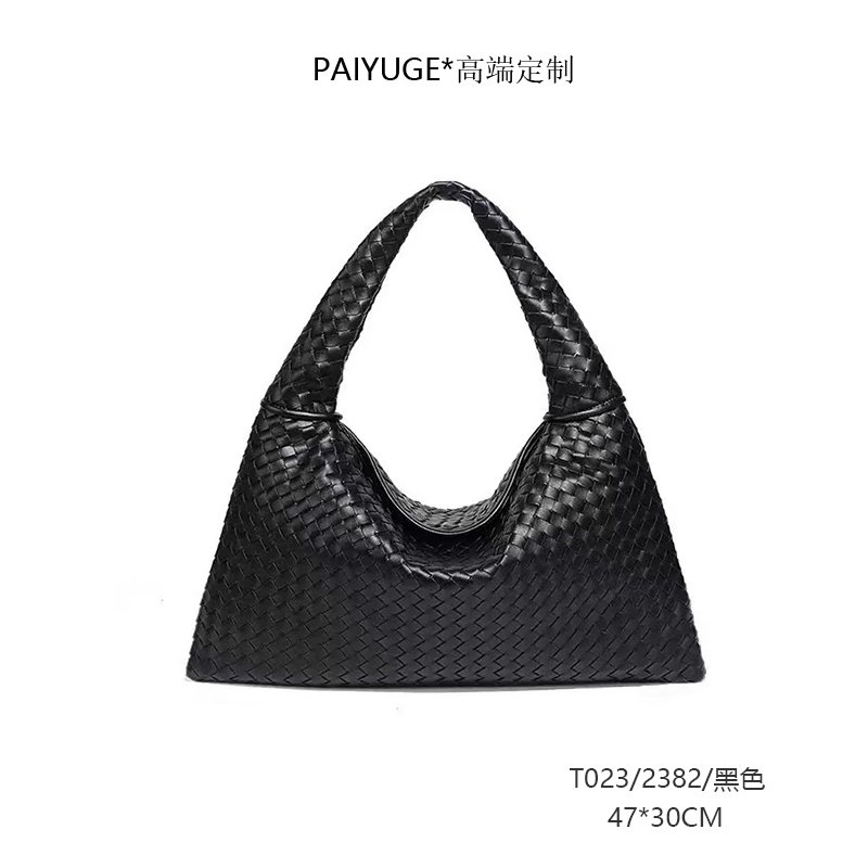 T023/2382/黑色 高端定制时尚女士手提包单肩包斜挎包2382