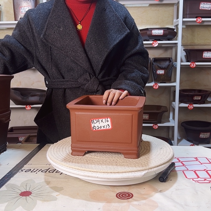 紫砂花盆紫砂花盆