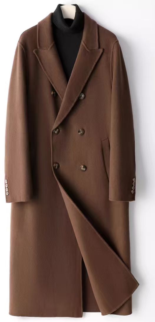 731-740女士百搭显瘦羊毛大衣毛呢外套