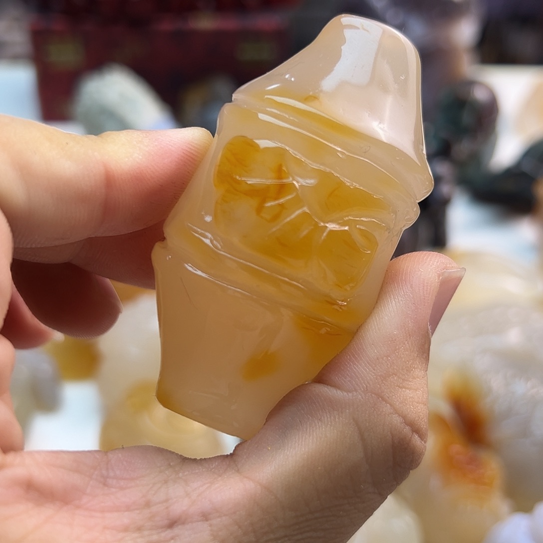 玛瑙/玉髓合金颈饰