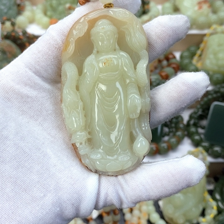 【闪购商品】透闪石质玉挂件未镶嵌豫*龍