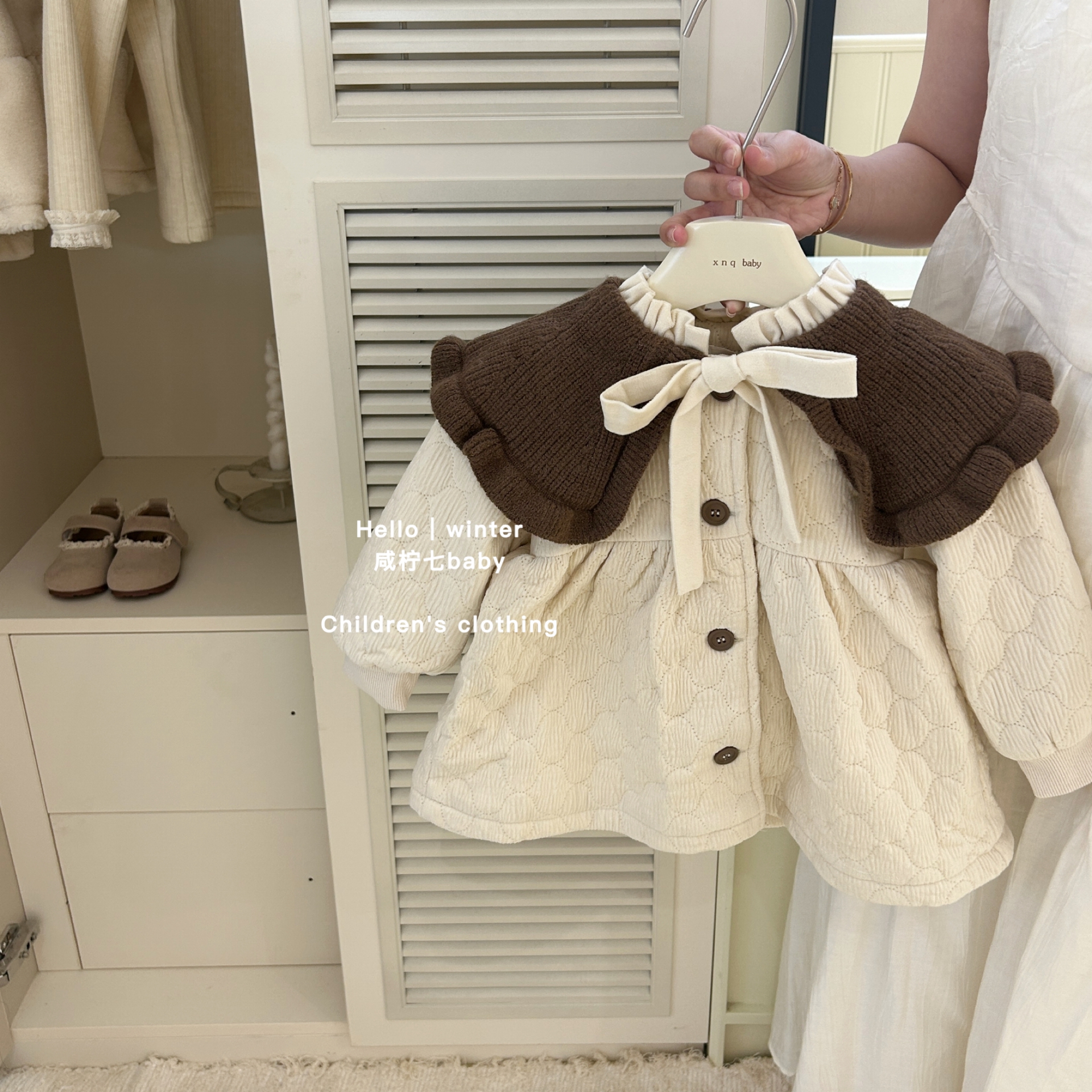 【现】女童棉衣2024新款儿童加绒外套秋冬款冬装棉服夹棉女宝宝衣服