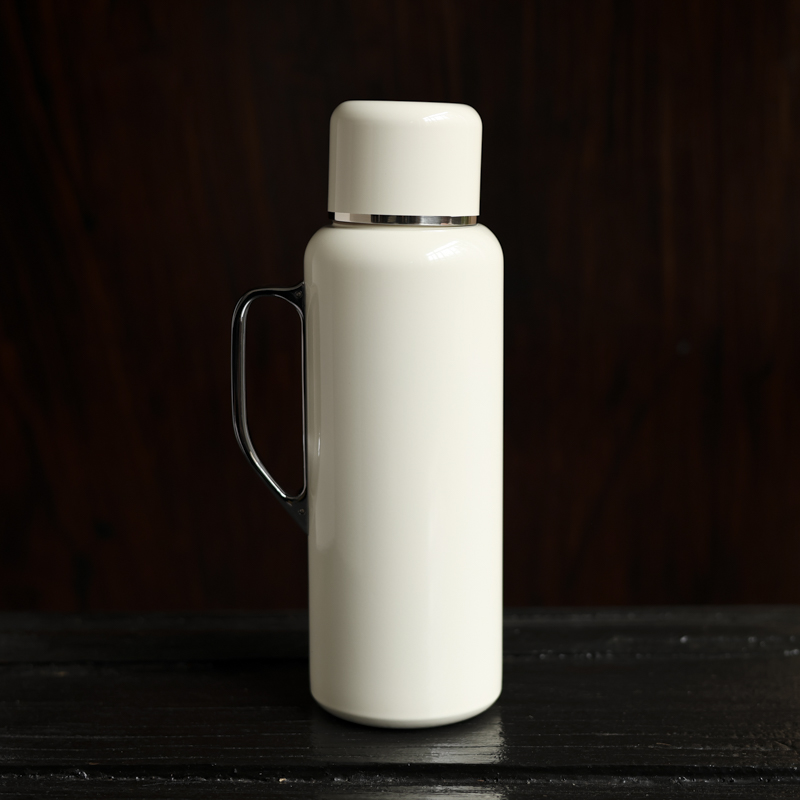 【非遗好物】白色锌合金机械迷你焖壶700ml(斋居底款)（Q6290）