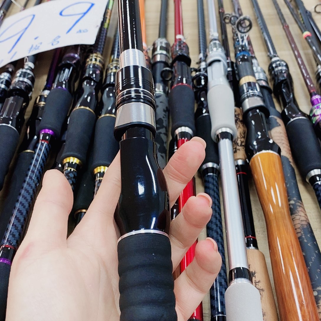 黑色伸缩直柄3米路亚竿