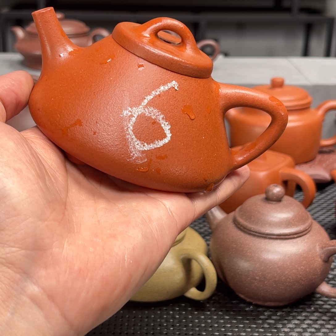 紫砂茶壶紫砂艺术茶具套装红降坡