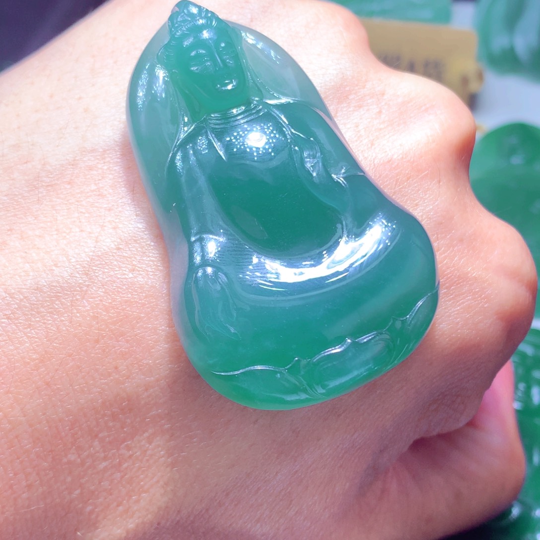 午***光定制翡翠未镶嵌天然