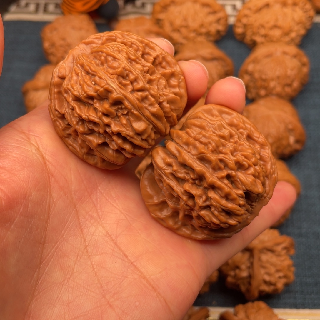 把件文玩核桃43.5全品正版毕业汉高楼