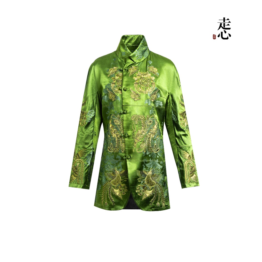 【走心非遗】山海经碧山绿苗绣西装24ZWT5128