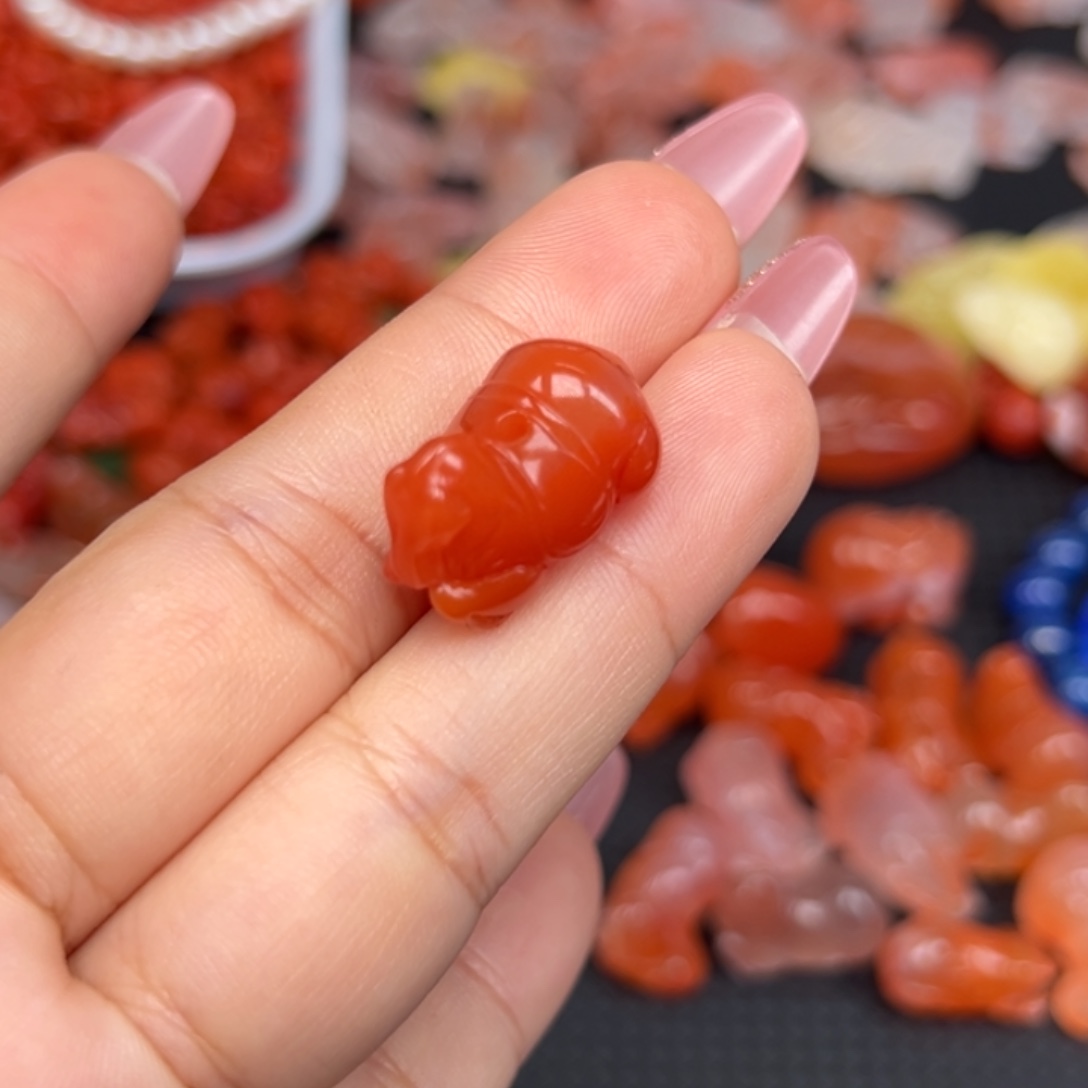 南红玛瑙未镶嵌吊坠(不含链)