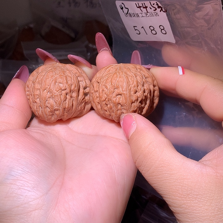 崖***海把件文玩核桃铁锤43