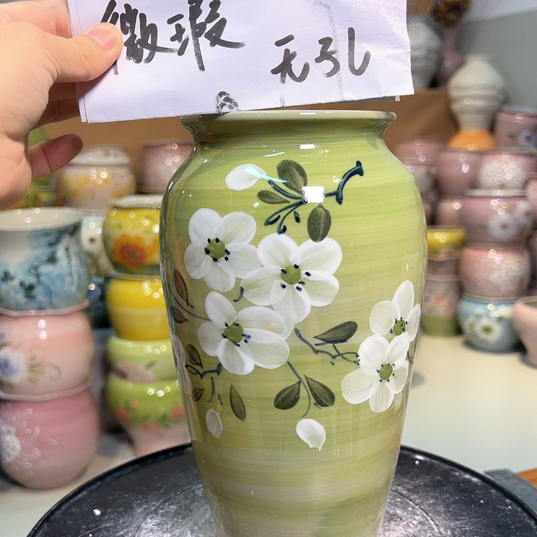 景德镇陶瓷花盆瑕258