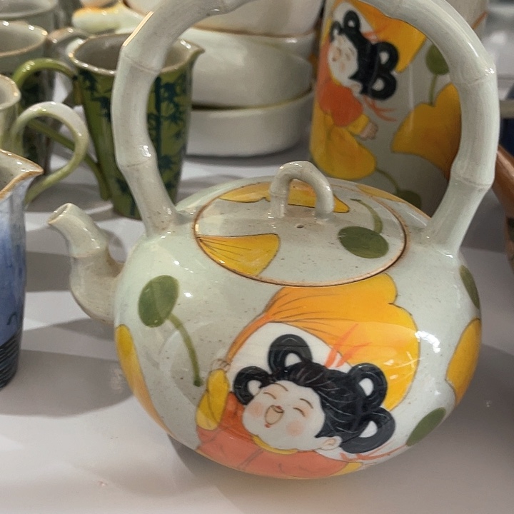 陶景德镇釉下手绘陶瓷 