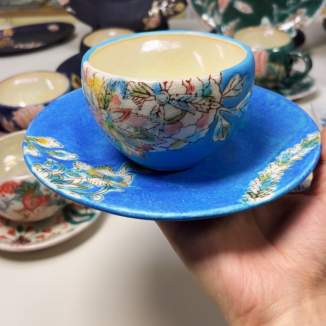 瓷稻积佳谷 杯加碟