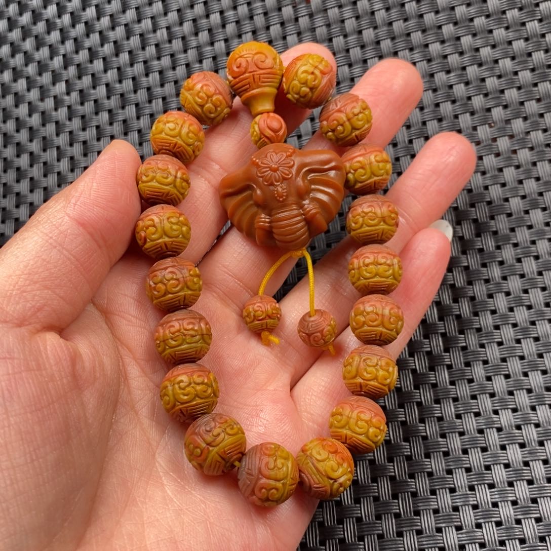 玛瑙/玉髓手串未镶嵌程**意战国红手串