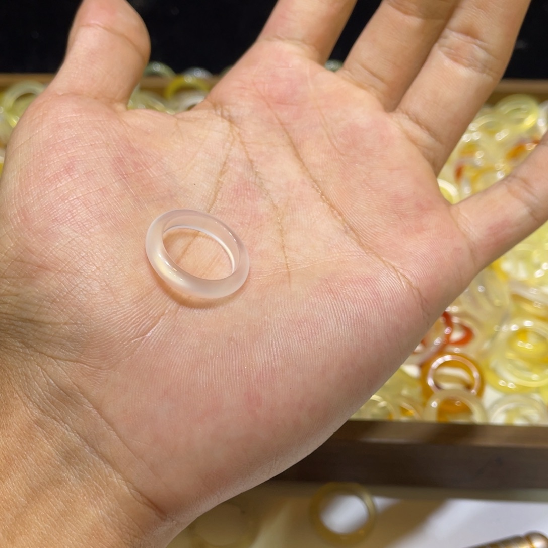 玛瑙/玉髓未镶嵌戒指535号港13