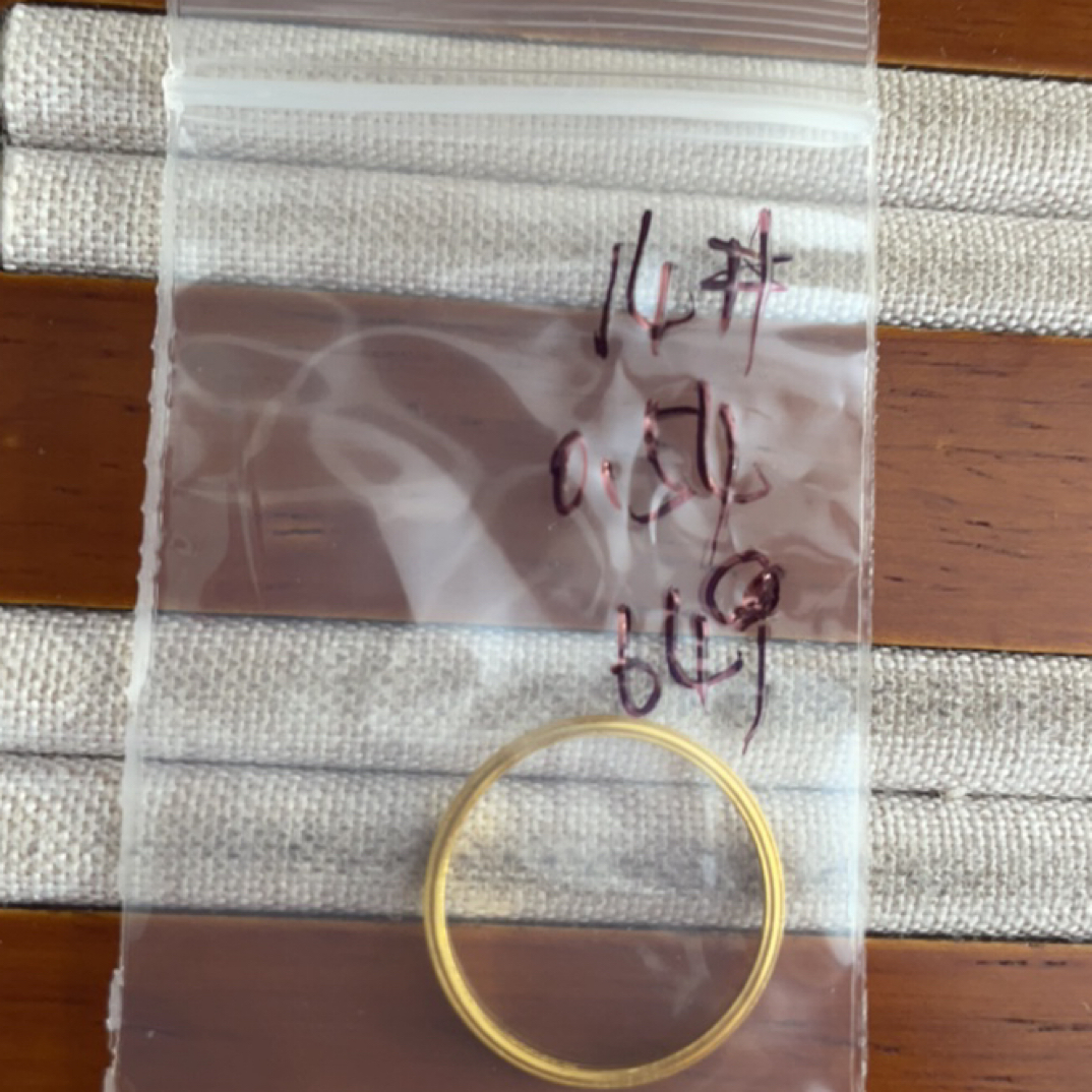 克重0.54 14号 猫眼戒指 足金999