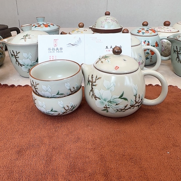 玉兰龙蛋一壶二杯