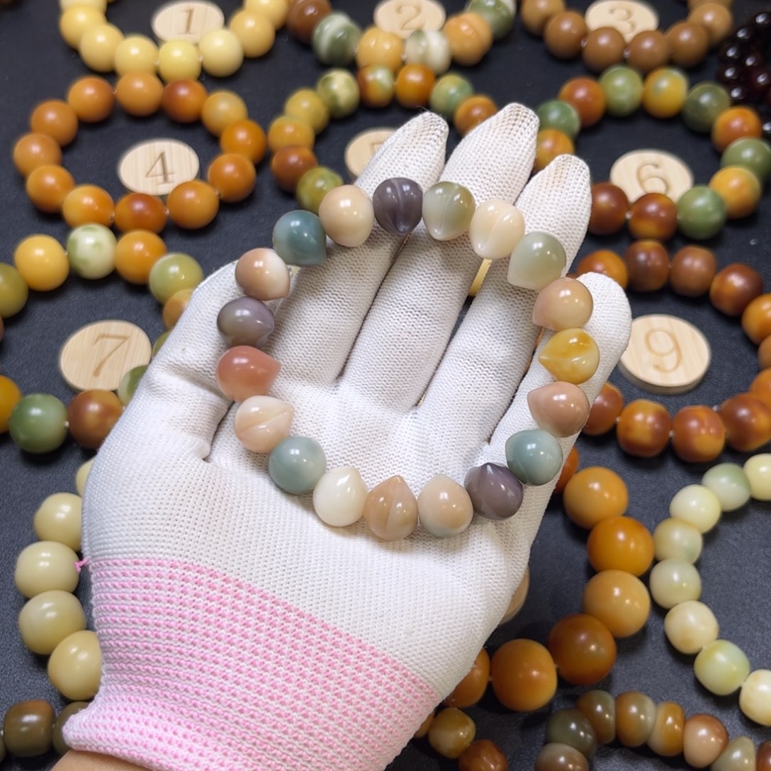 菩提根/象牙果手串桃子卡13可挑选