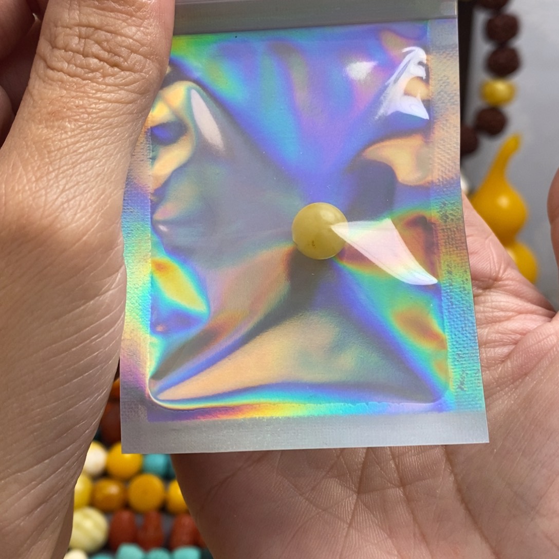 裸石蜜蜡未镶嵌9.6mm 微瑕 原矿 