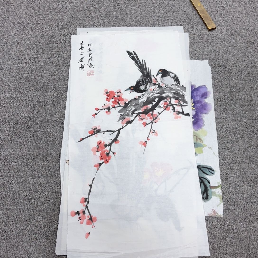 国画国画作品多次