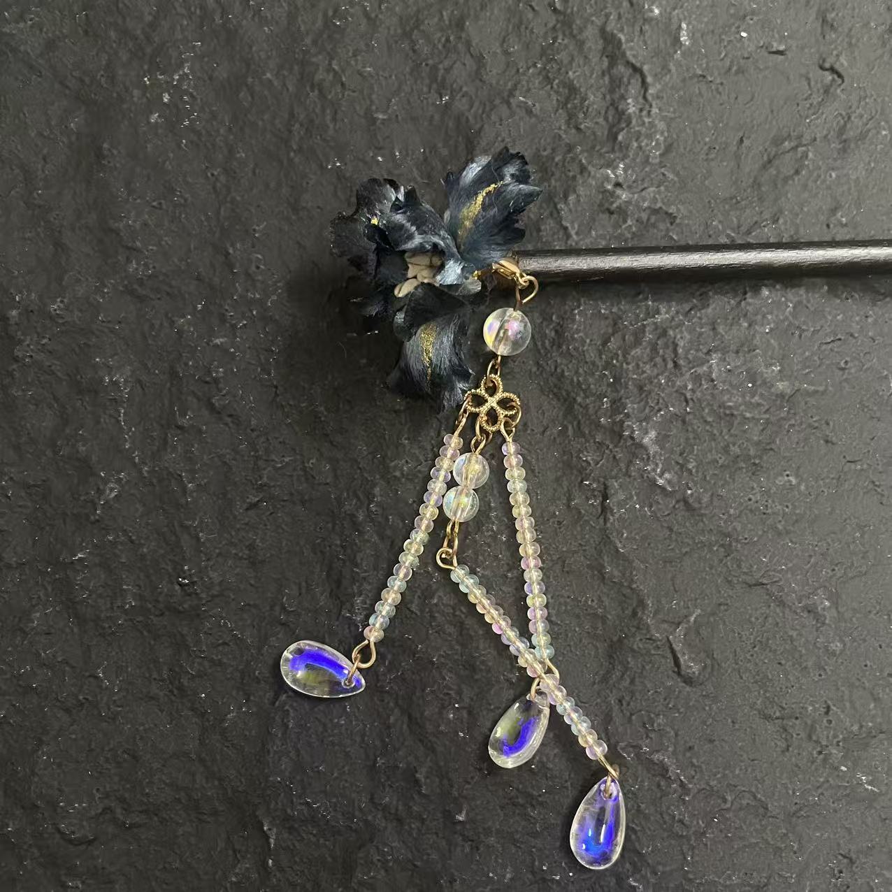 刺绣纯手工非遗插梳发簪