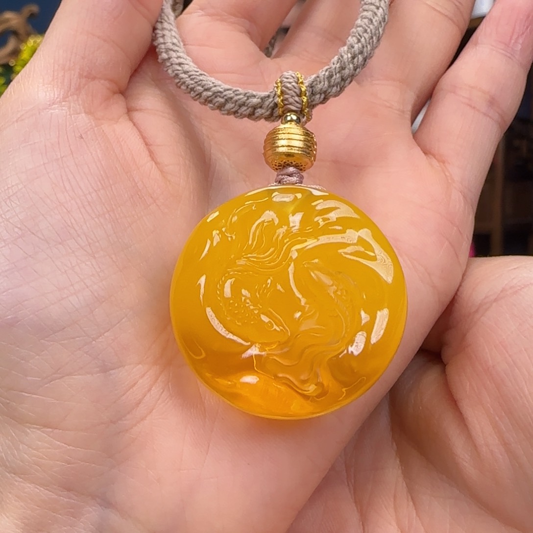 蜜蜡颈饰未镶嵌1111111111