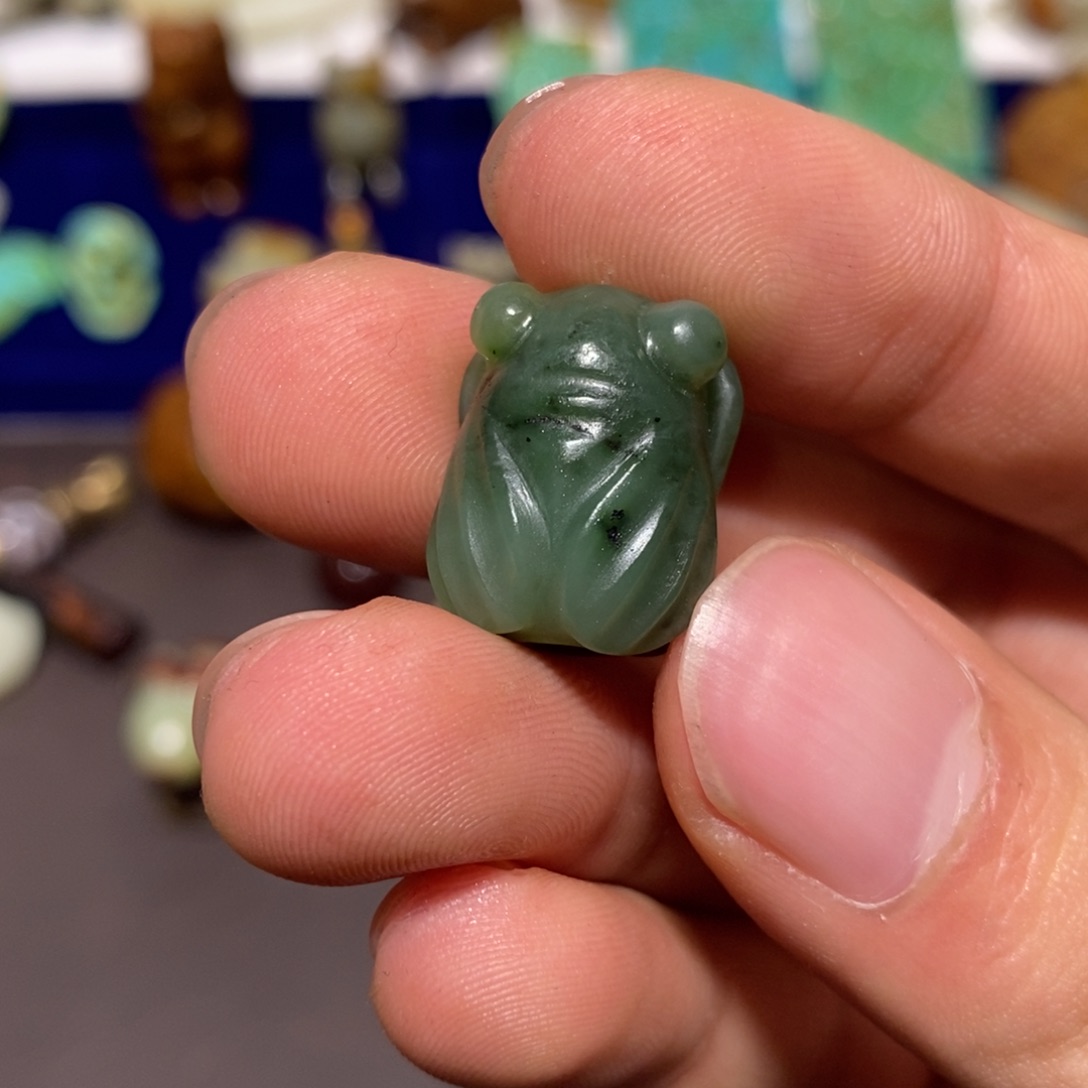 和田玉（糖玉）未镶嵌车挂