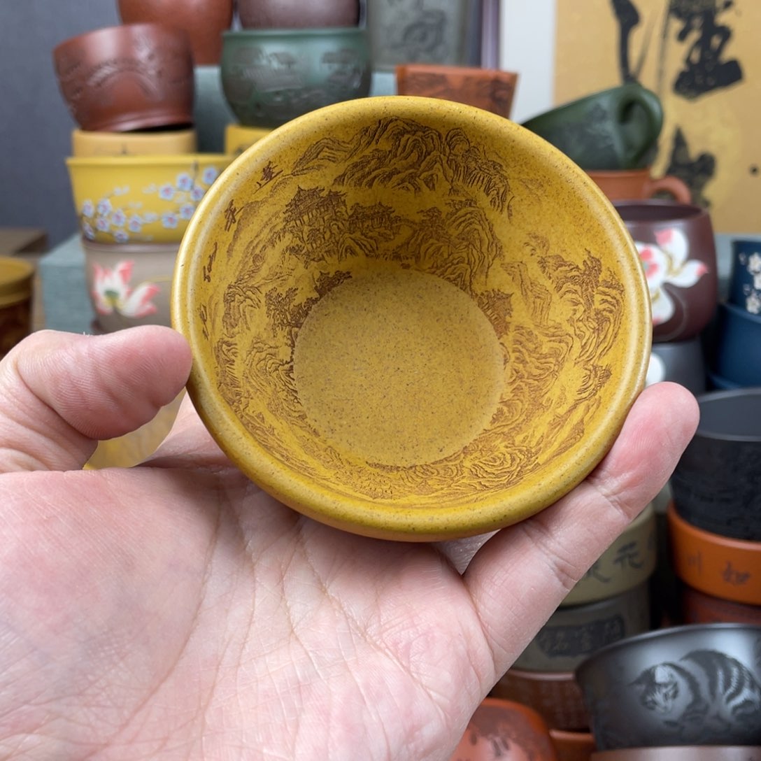 紫砂茶杯紫砂茶杯