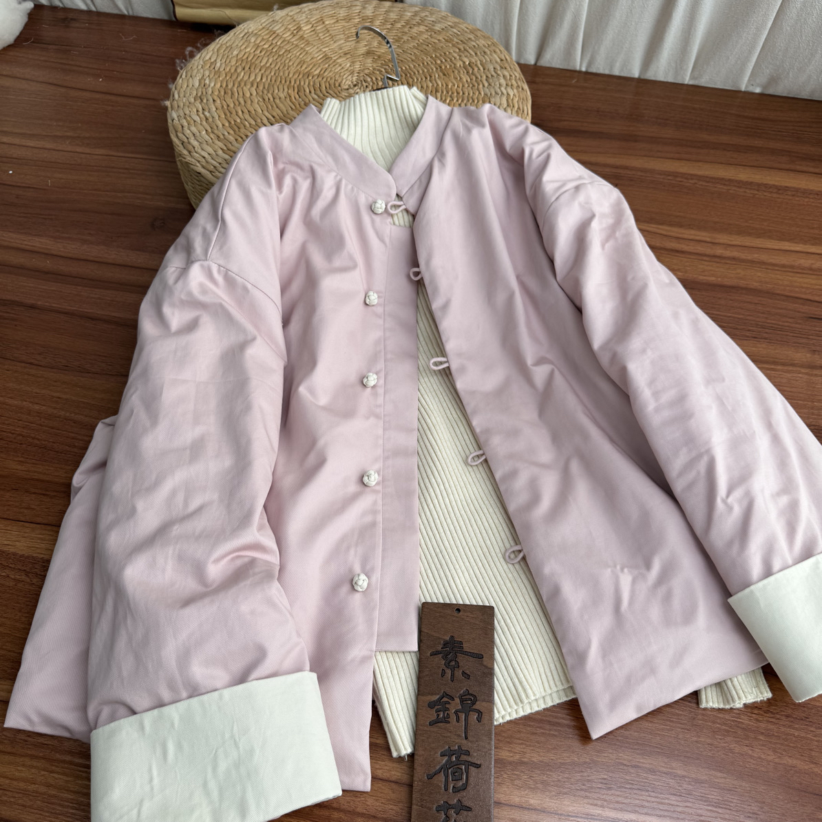 薄 坡间新疆纯棉花棉服冬季宽松新中式棉袄上衣加厚外套c377