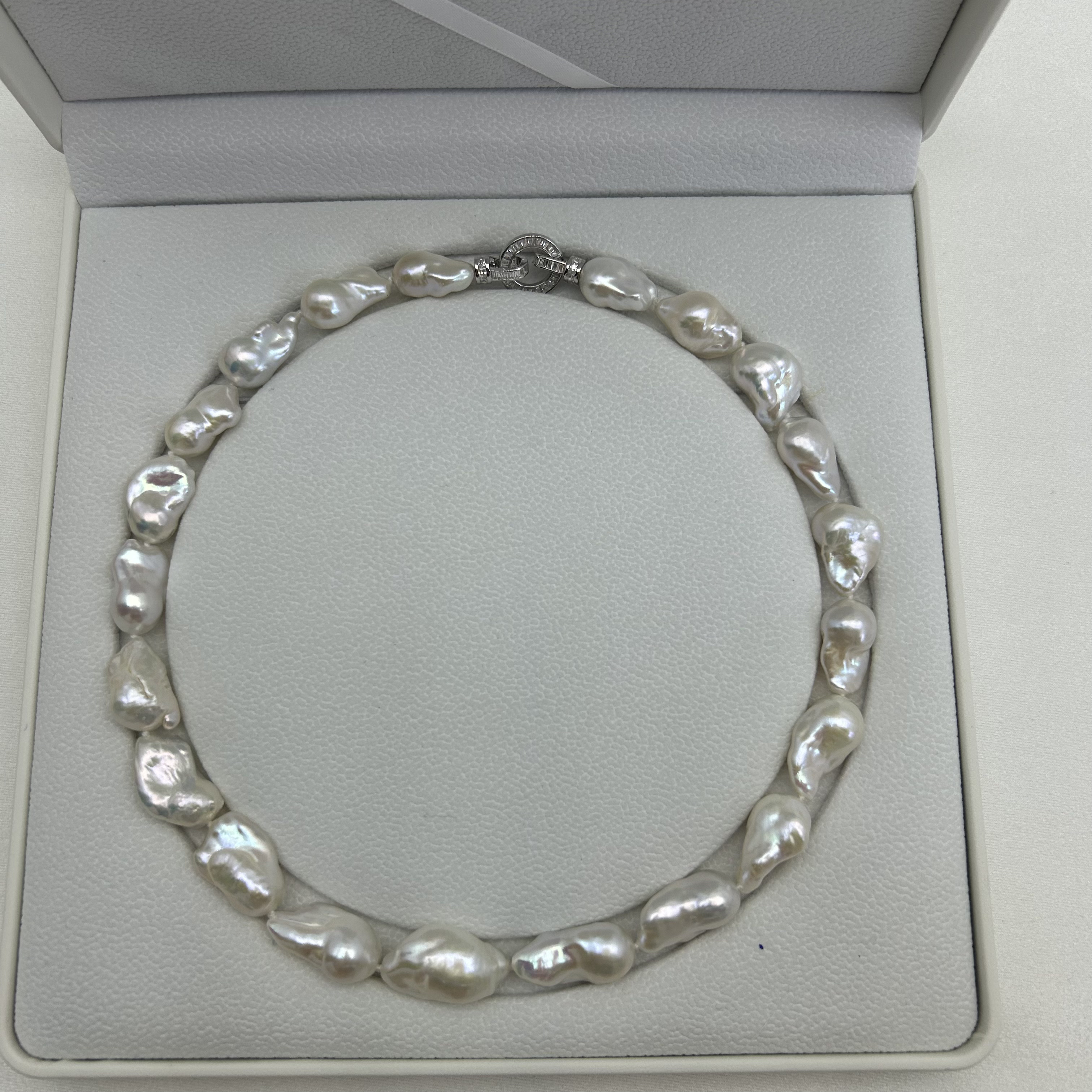 天然淡水巴洛克 极光炫彩大中巴简约强光轻奢时尚