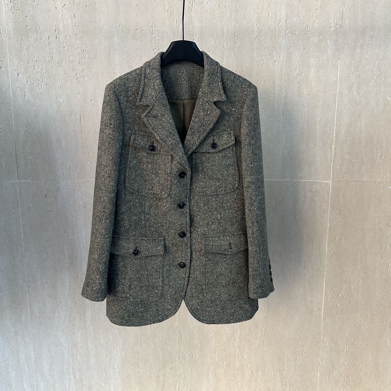 【短款羊毛大衣】时尚气质高级上衣秋冬设计师款外套