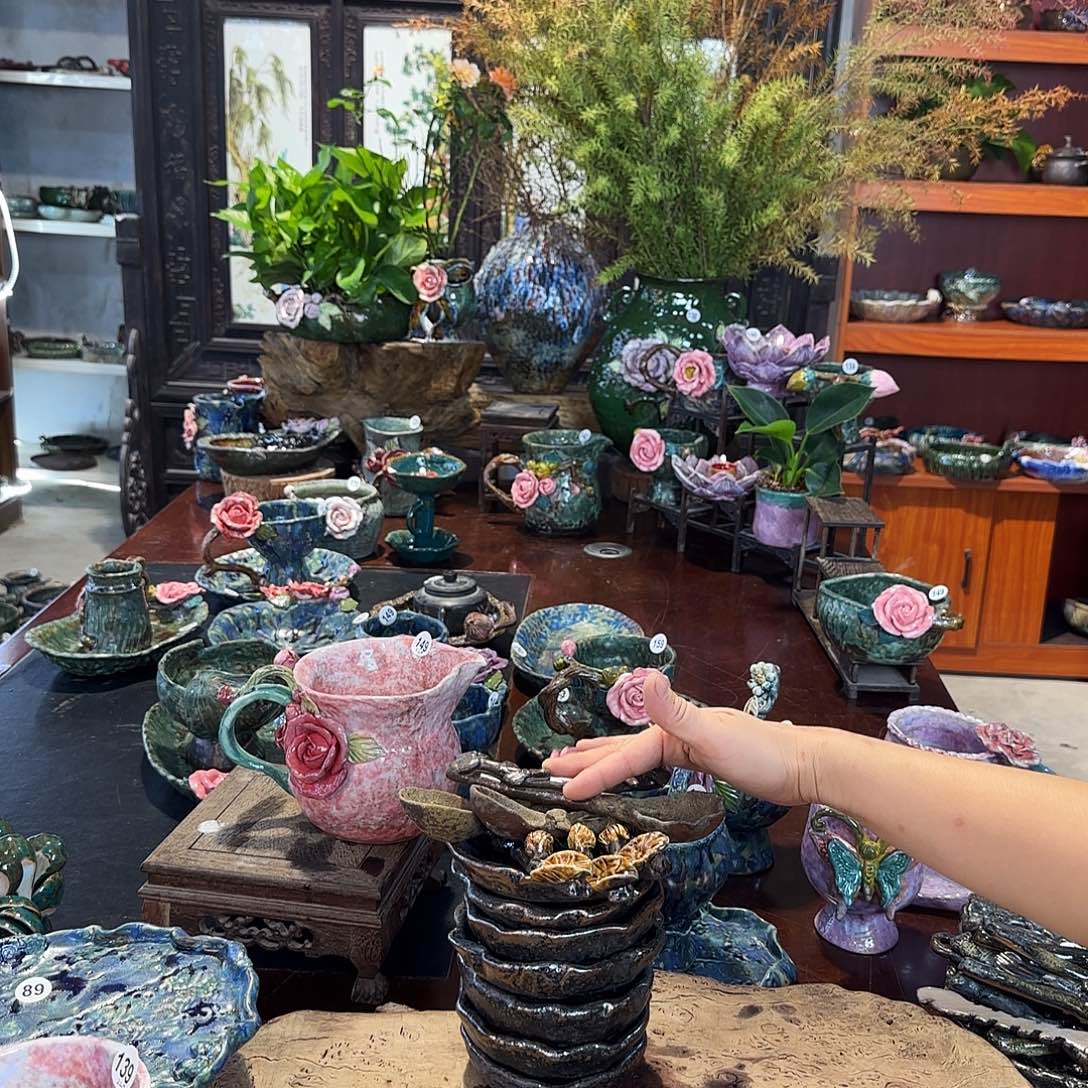 沧***澜纯手工咖啡杯盘碗