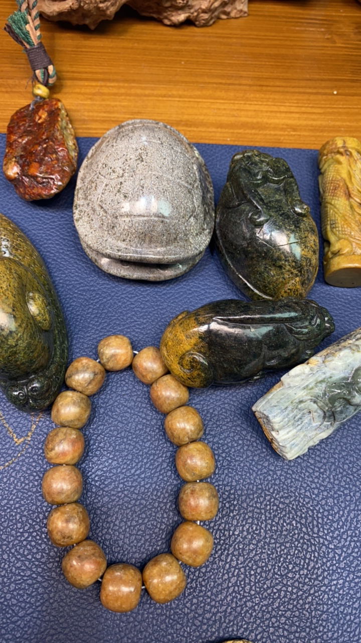 河磨玉手把件吊坠一个直播间选购