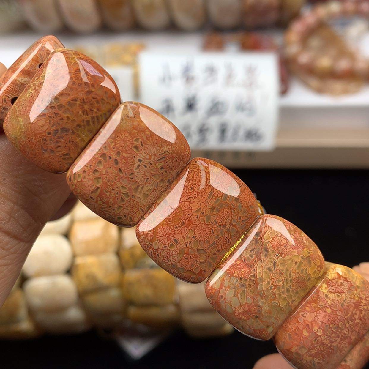 【闪购商品】硅化珊瑚（珊瑚玉）未镶嵌手镯