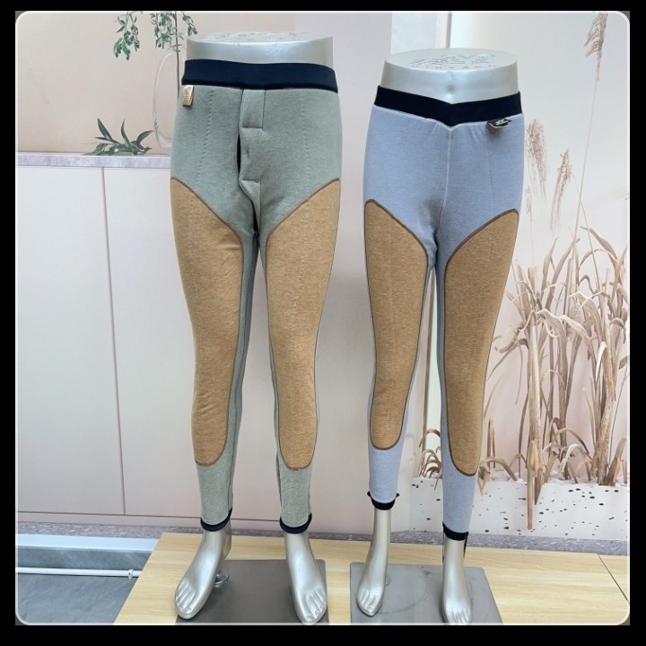 新款高货女士澳毛羊毛裤保暖裤驼绒长护膝2588