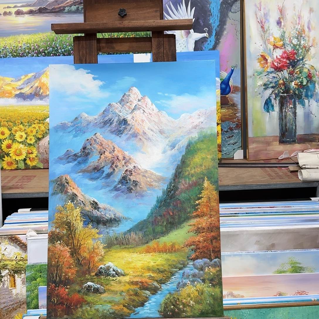 油画6090油画作品展作品展作品集展