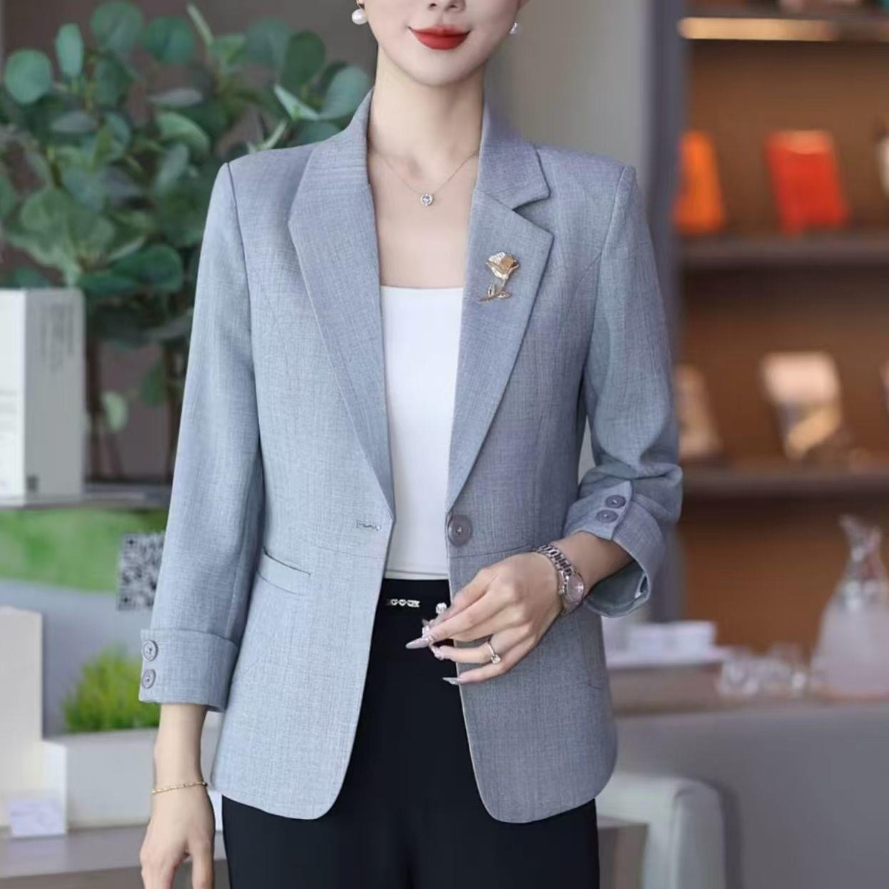 2025春夏新款设计感时尚气质西装女时尚洋气女士小西服