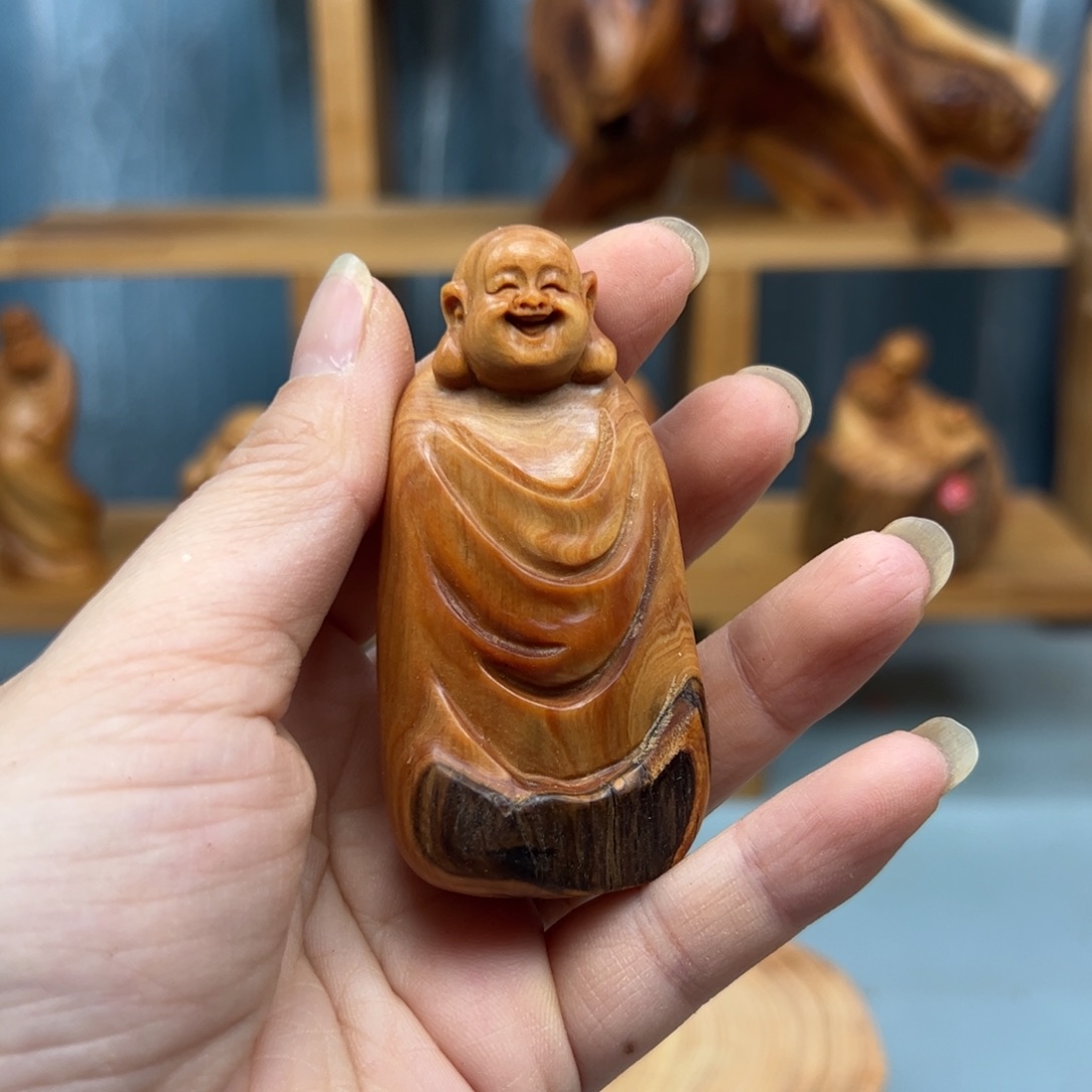 柏木崖柏木摆件手把件，7