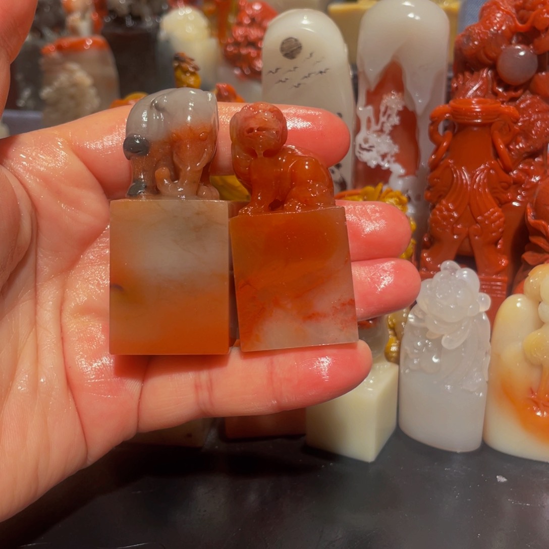 寿山石印石精美寿山