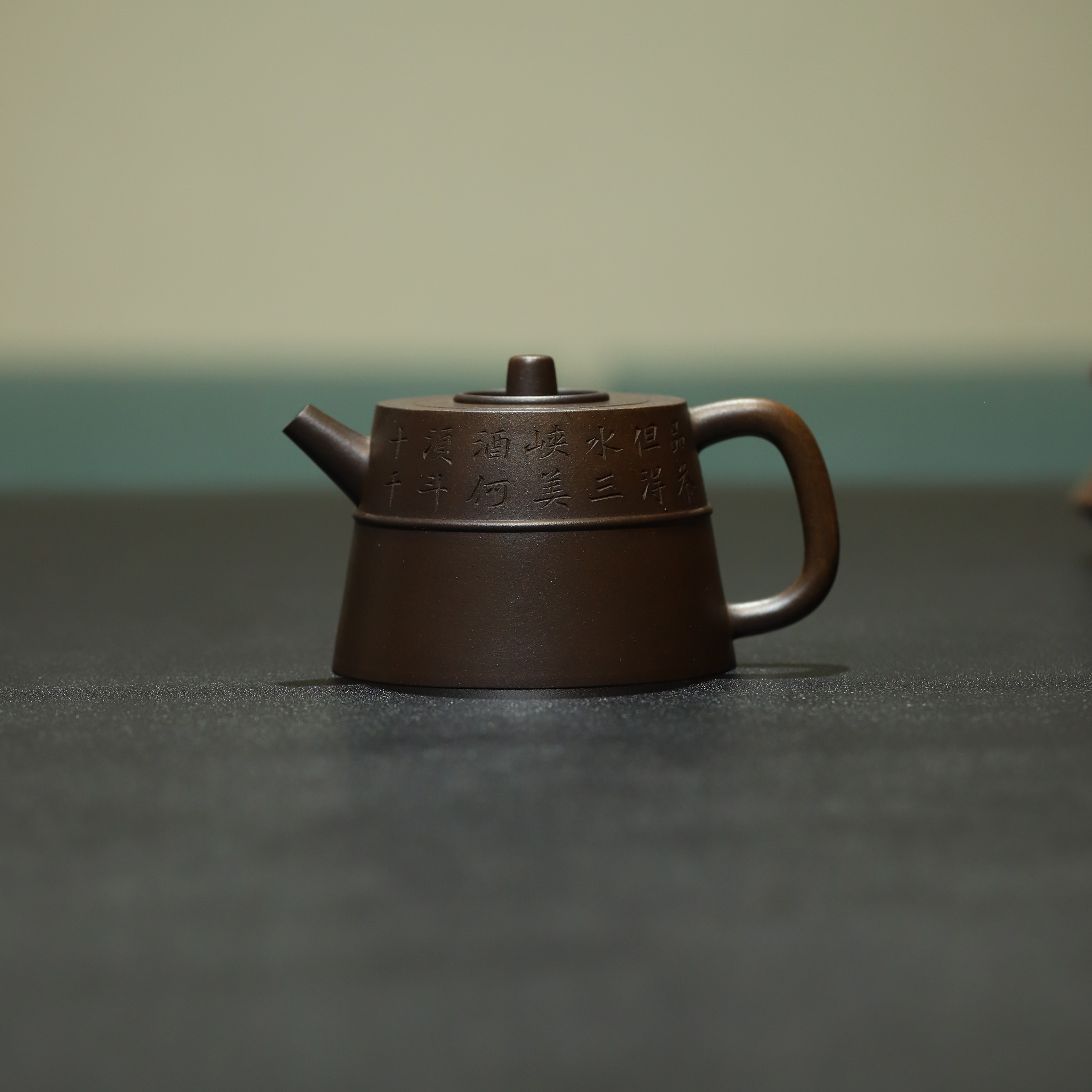 【闲舍】李志刚 束腰井栏 紫泥柴窑烧 150cc