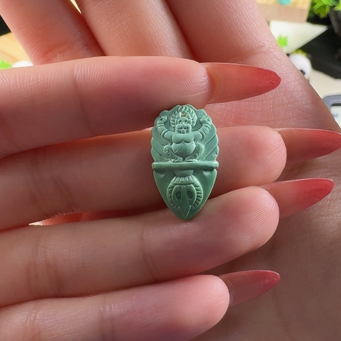 绿松石未镶嵌吊坠(不含链)