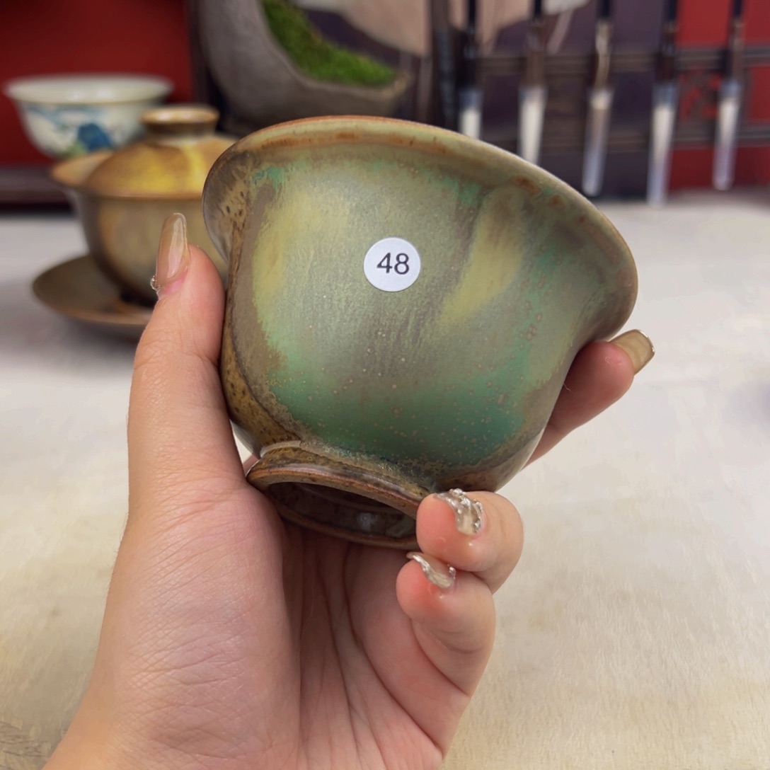 杯子纯手工柴烧主人杯