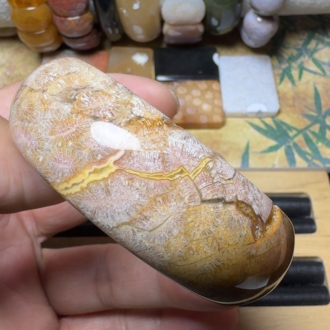 硅化玉纯天然有机玉石保真色未镶嵌55圈口特价