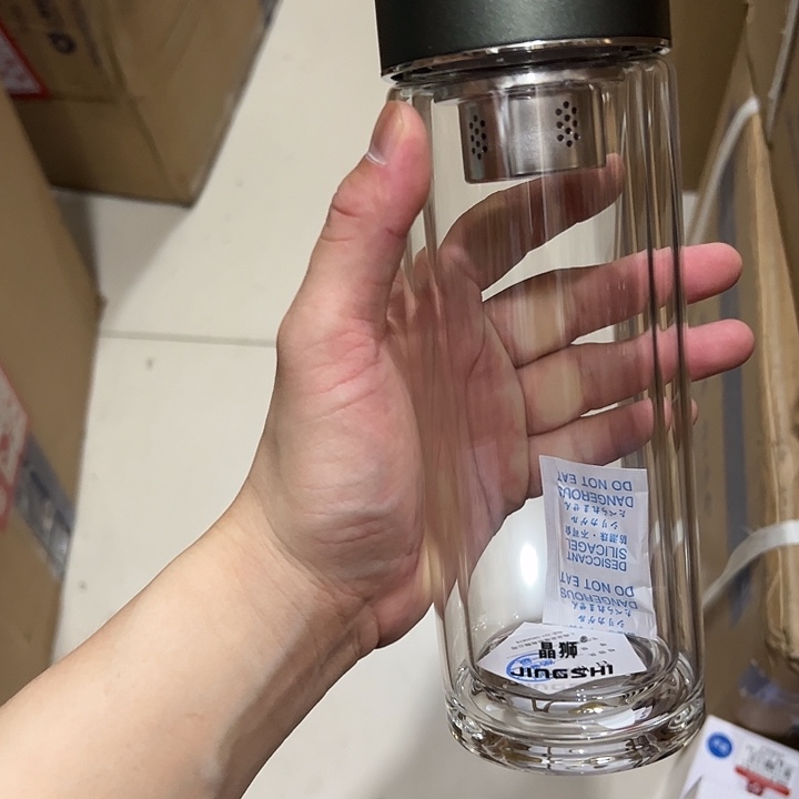 晶狮双层902-370ml  绿  玻璃杯