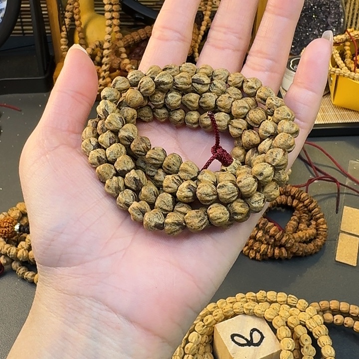 柏香籽/百香籽手串贝*