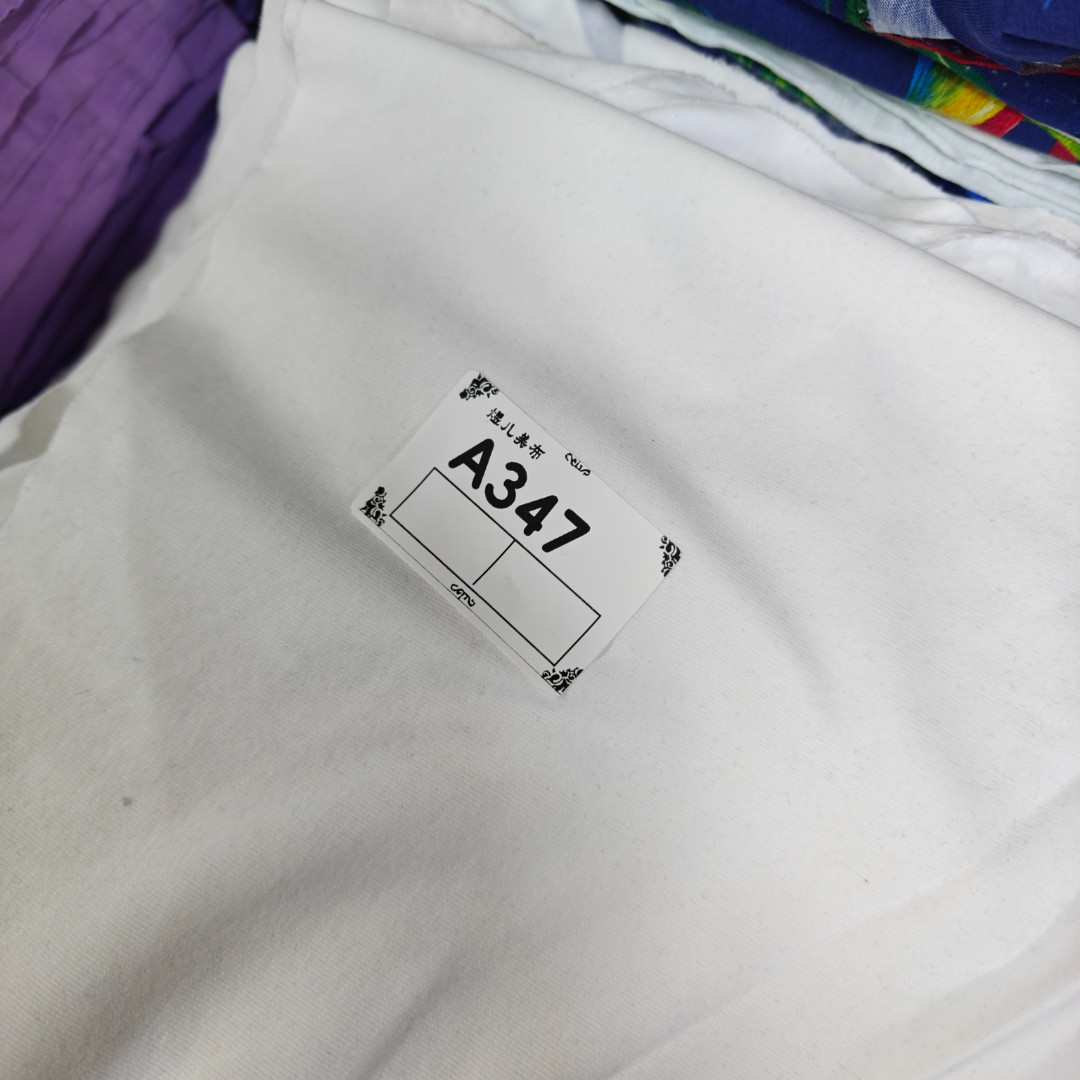 347白色1：1螺纹布料