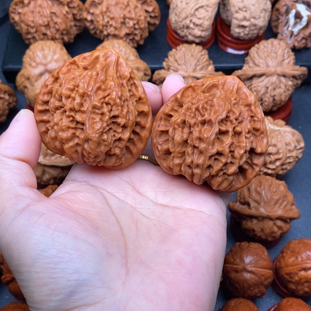 把件文玩核桃50官帽