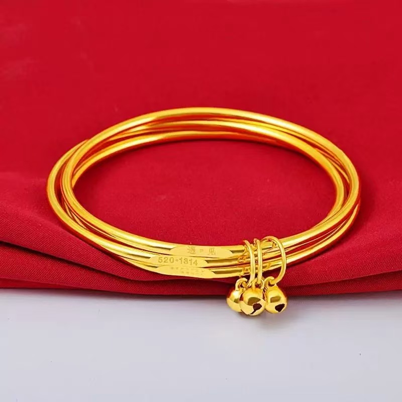  B-3060  时尚5D精工三生三世铃铛手镯  支撑工艺 + 专柜礼盒